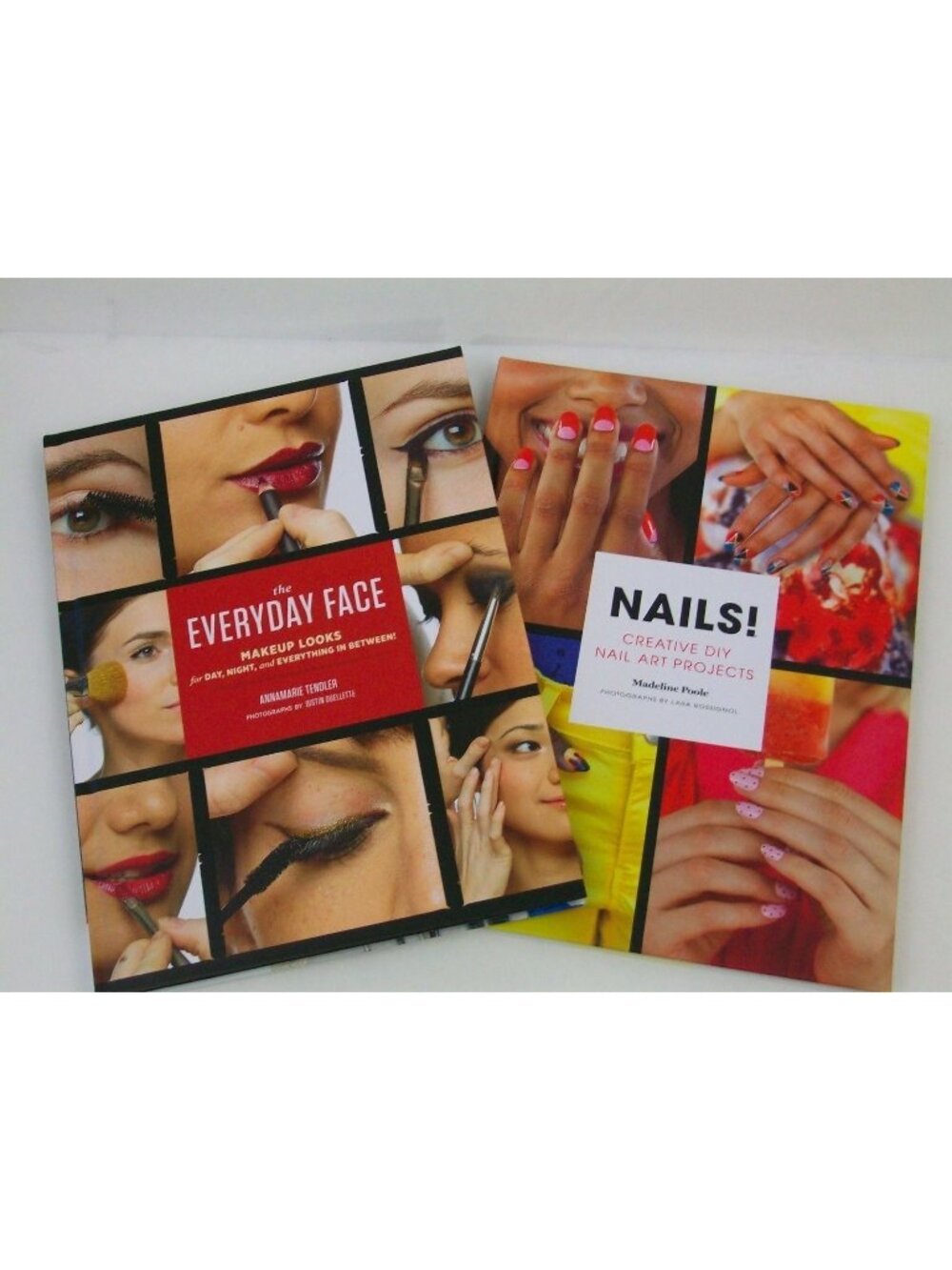 The Everyday Face Makeup Looks Creative Nails DIY Art Projects 2 Book Set Teen